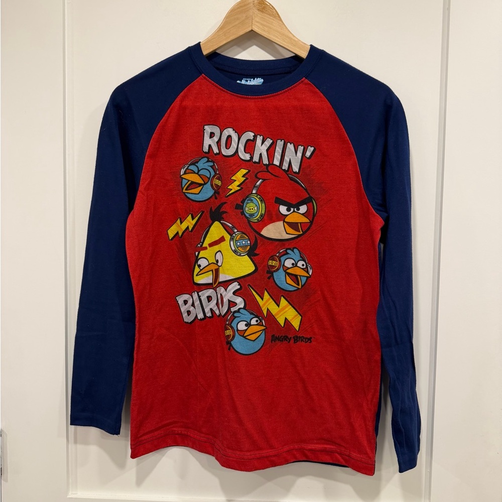 Angry Birds Kids Pajama Set - Red and Blue - Picture 9 of 11